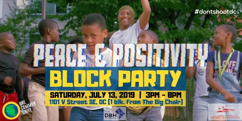 July 13 | Peace &amp; Positivity Block Party