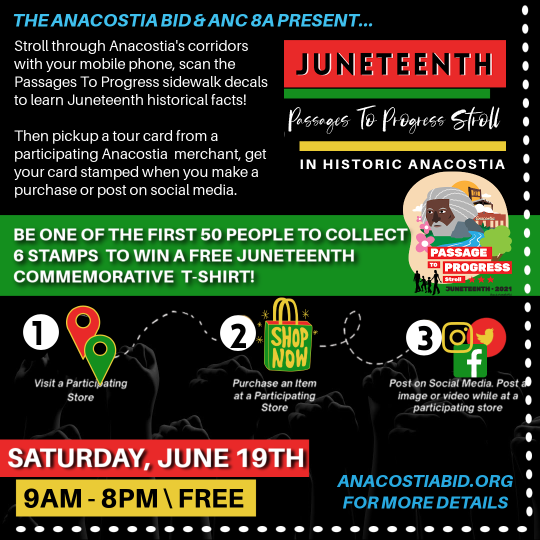 JUNE 19 | Anacostia BID launches 1st Annual JUNETEENTH: Passage To ...