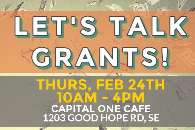 FEB 24 | Anacostia BID and DMPED presents 'Let's Talk Grants' Workshop with 'Small Biz Liz' 