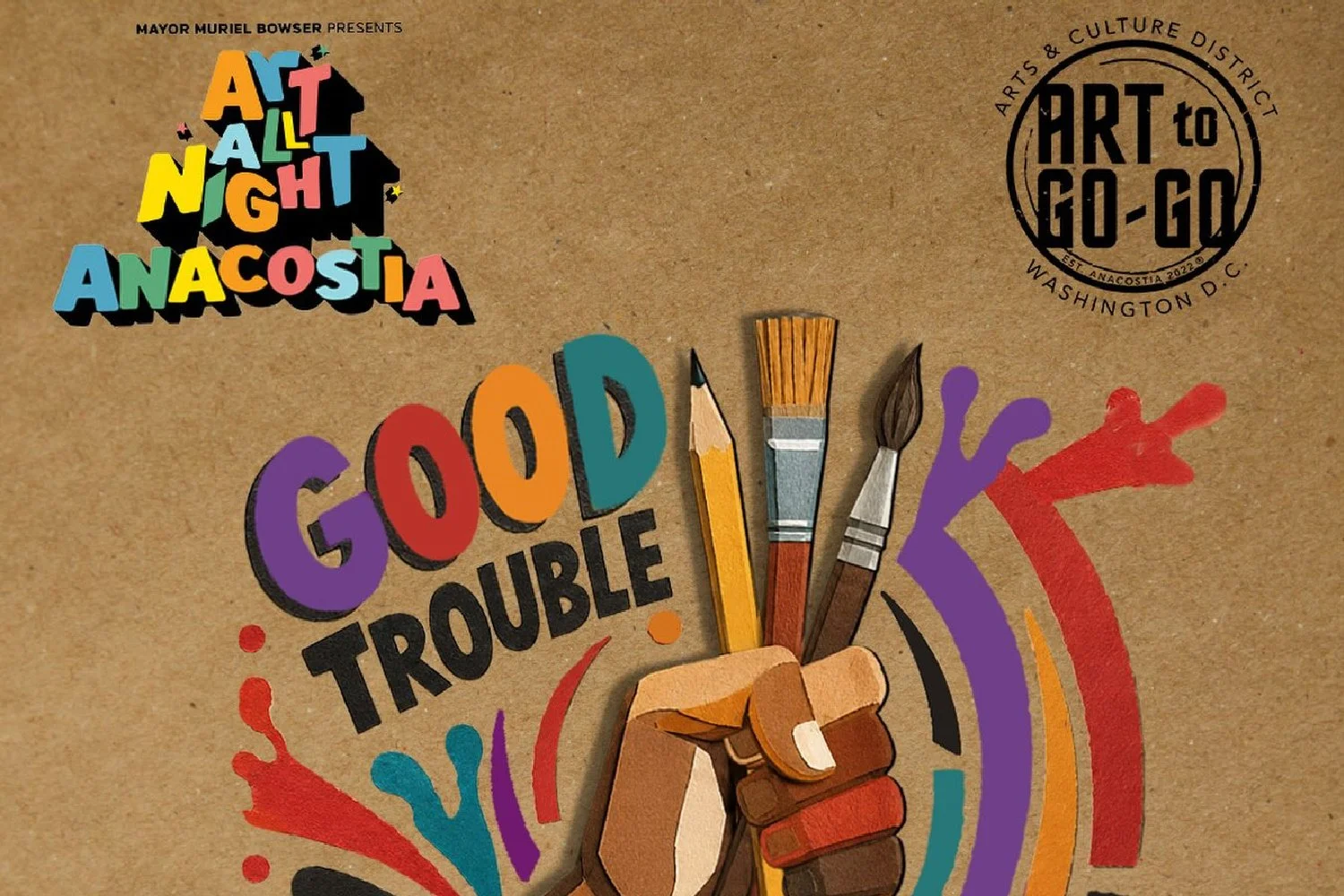 Art All Night Returns to Historic Anacostia September 11 with “Good Trouble. Louder!”