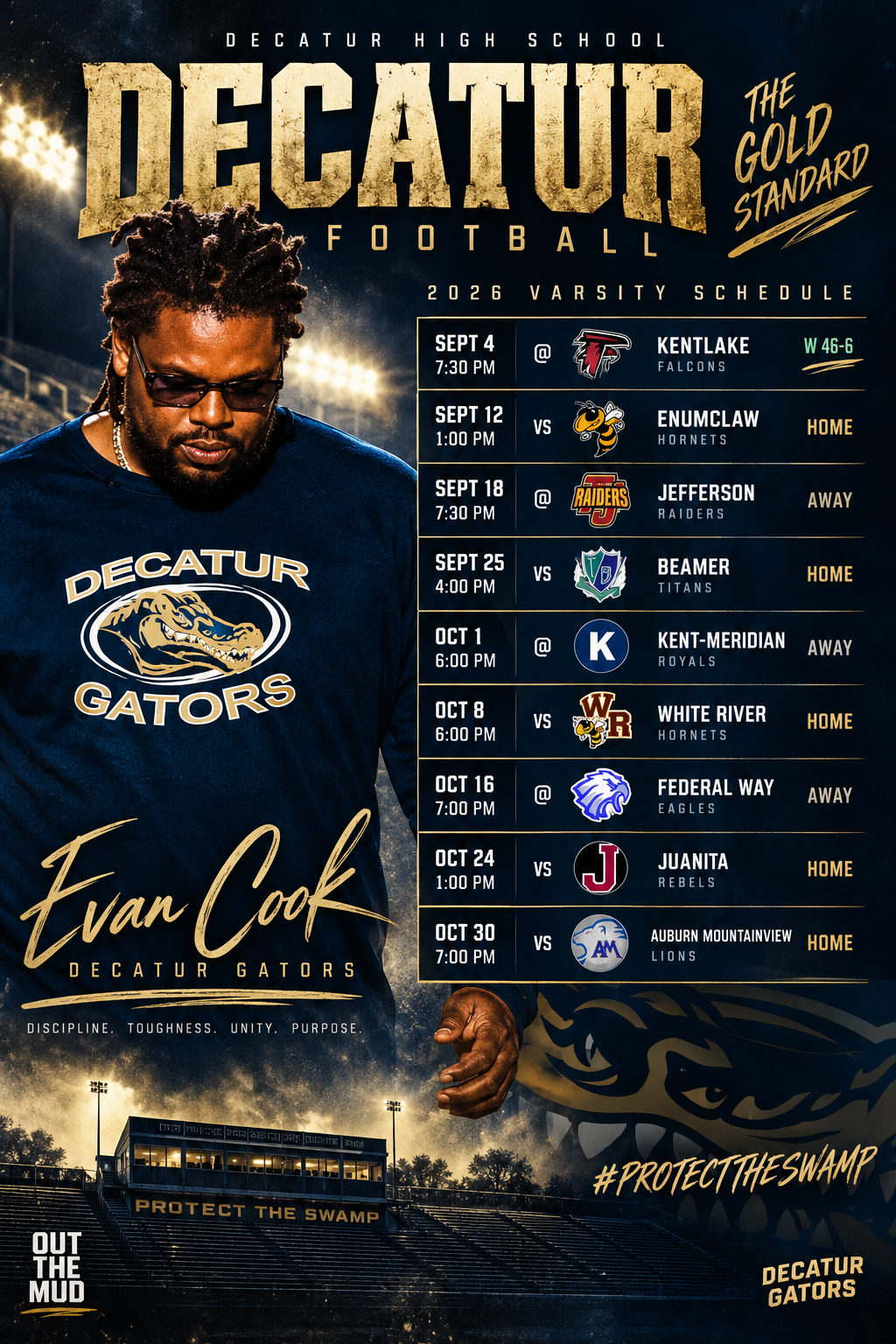 DECATUR HIGH SCHOOL FOOTBALL SCHEDULE 