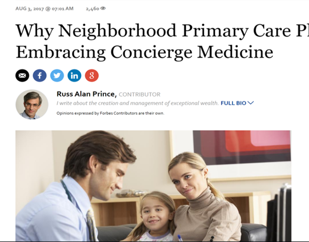 Why Neighborhood Primary Care Physicians Are Embracing Concierge Medicine