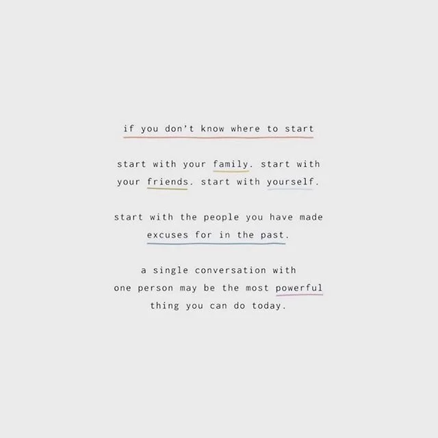 Every day is an opportunity to start having difficult conversations. A recommendation that my family has found helpful for starting conversations is to come together after reading 2-3 of the same articles. Ask questions about what you aren&rsquo;t fa