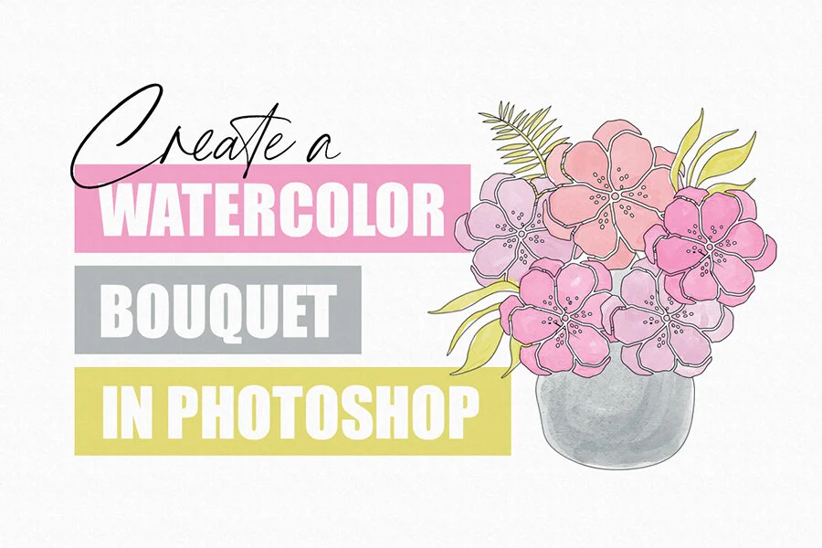 Create a Watercolor Bouquet in Photoshop
