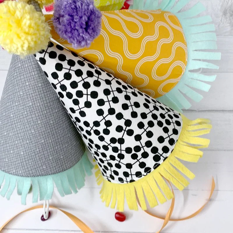 How to Sew a Party Hat: FREE Pattern