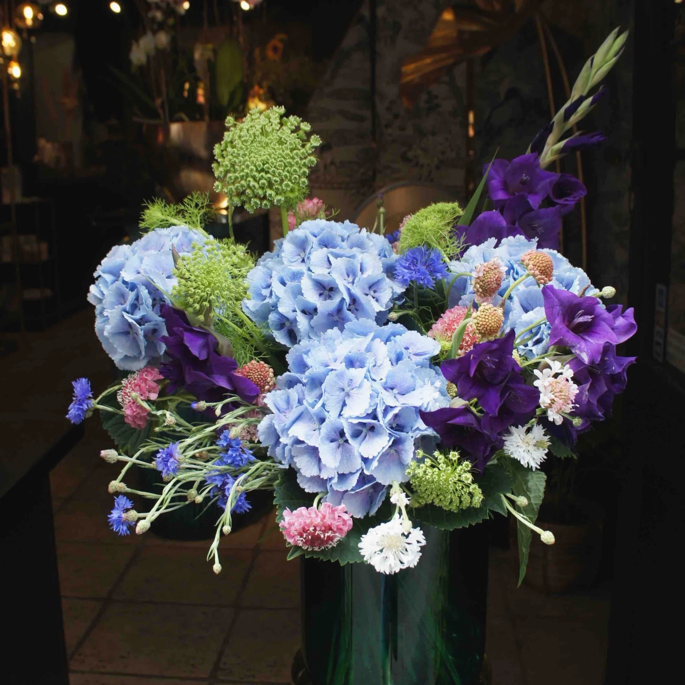 Bouquet "A hydrangea garden in Ploërmel"