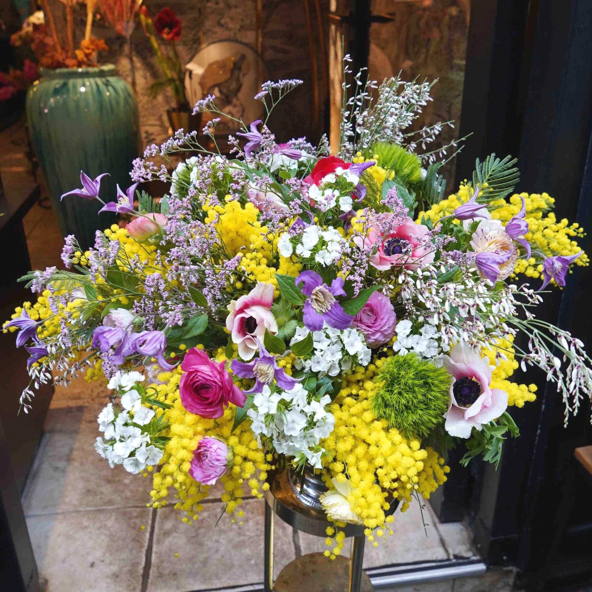 bouquet mimosa bormes lumineux coloré soleil livraison envoyer fleurs à Paris