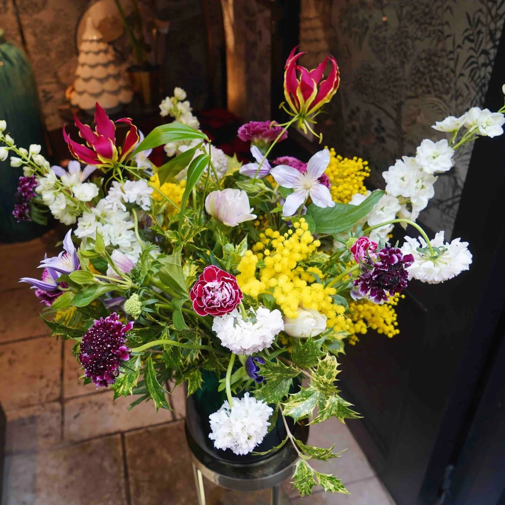 bouquet mimosa bormes lumineux coloré soleil livraison envoyer fleurs à Paris