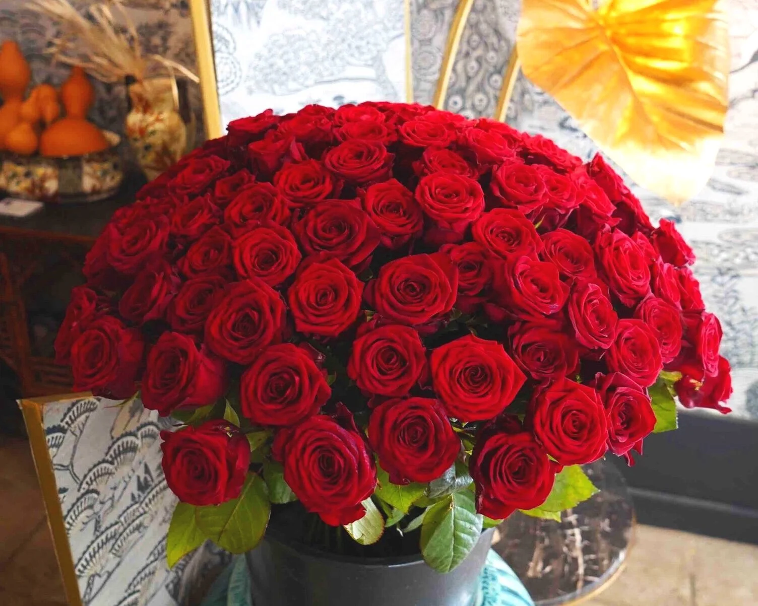 Bouquet roses rouges livraison saint-valentin paris 14/2 amour déclaration