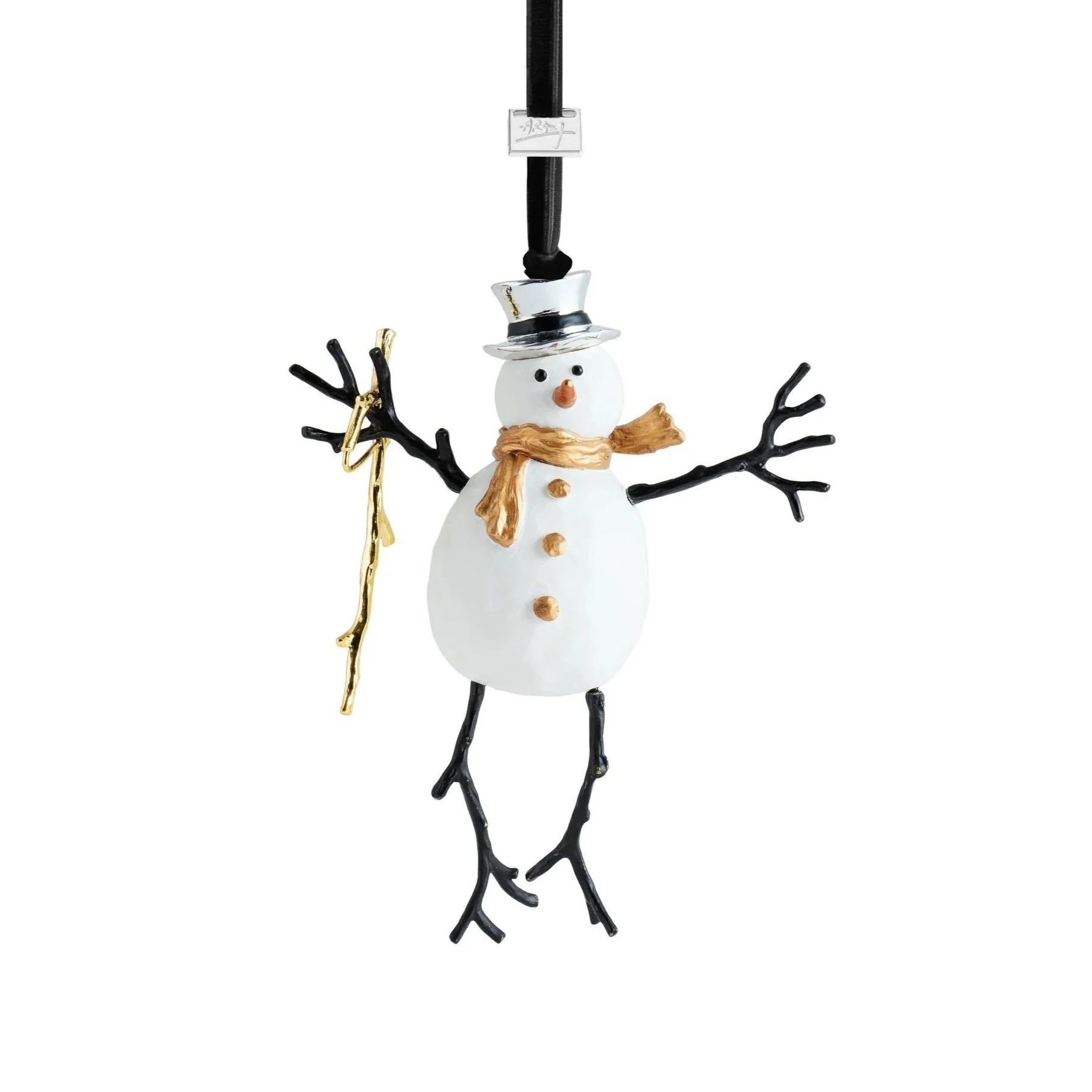 michael aram bonhomme de neige ornement noël décoration cadeau livraison paris