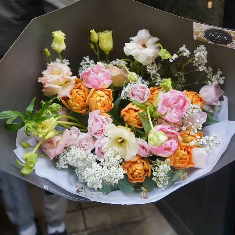 boya bouquet jardin tulipes bulbes narcisse keukenhof livraison paris