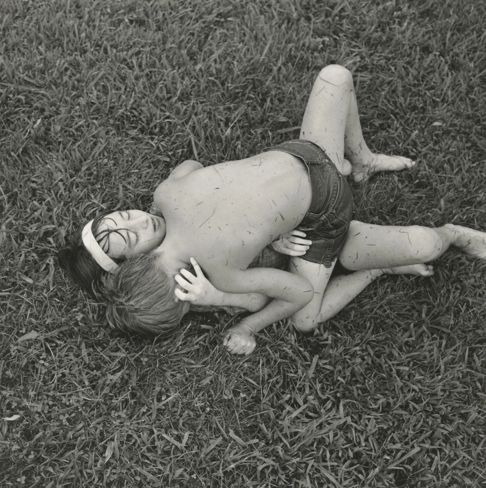  Emmet Gowin,  Nancy and Dwayne, Danville, Virginia , 1970 
