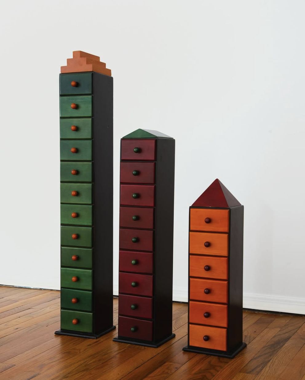  Milano style cabinets, 1970, Nemo Gallery 