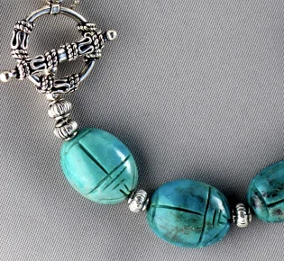 Dark Turquoise Scarabs