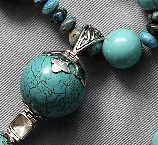 Double Ball Turquoise