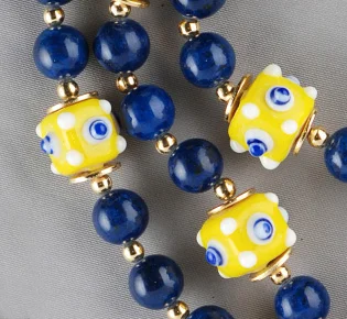 Golden Eye with Lapis