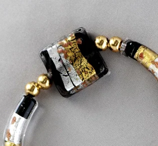 Royal Black and Silver