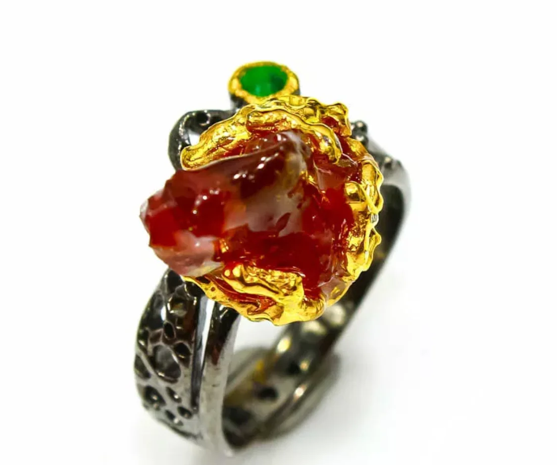 13357-GA-R Raw Ruby I call this the Ruby Crown