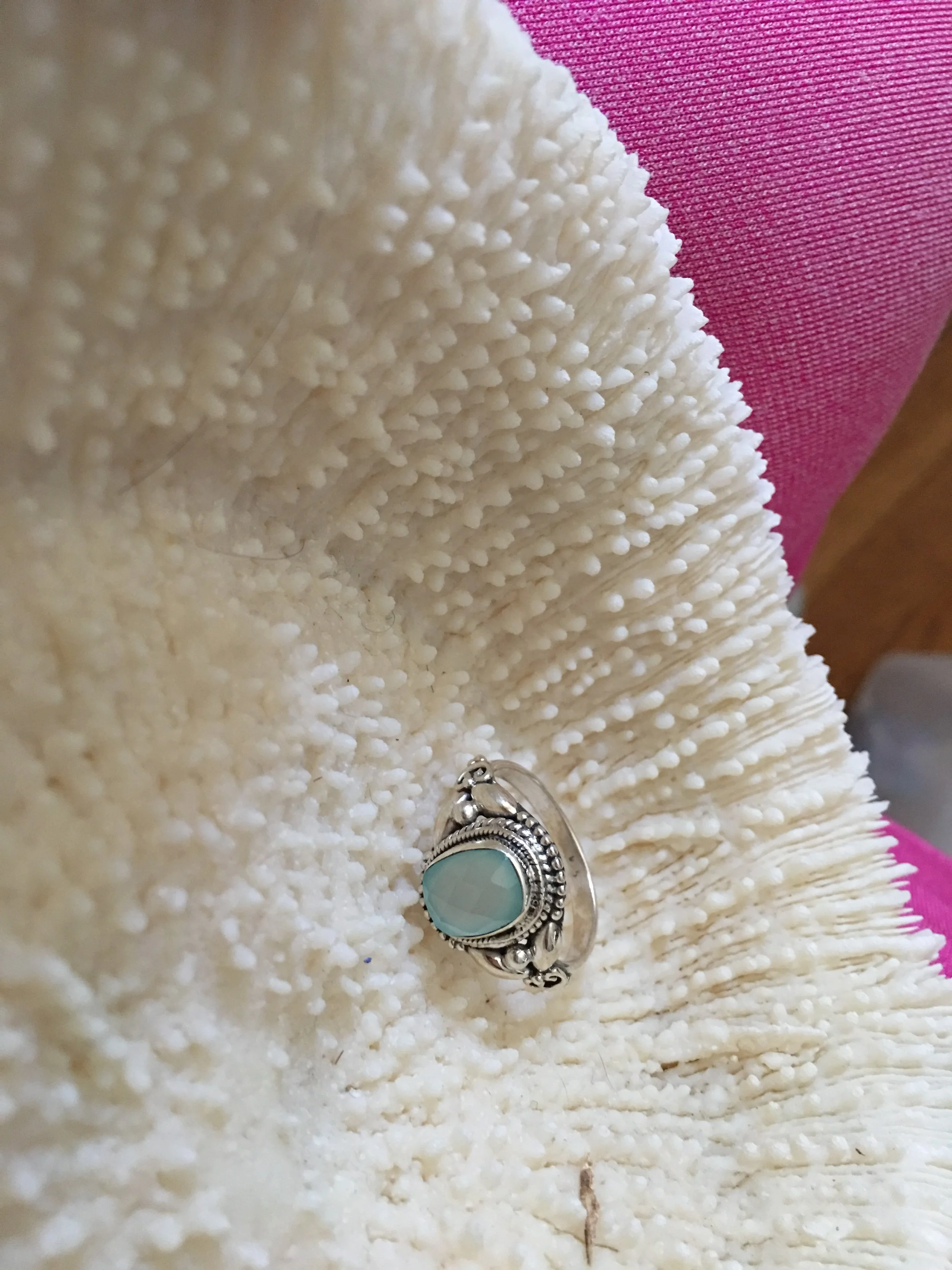 7801-R-GA-Facated Aquamarine in Sterling silver