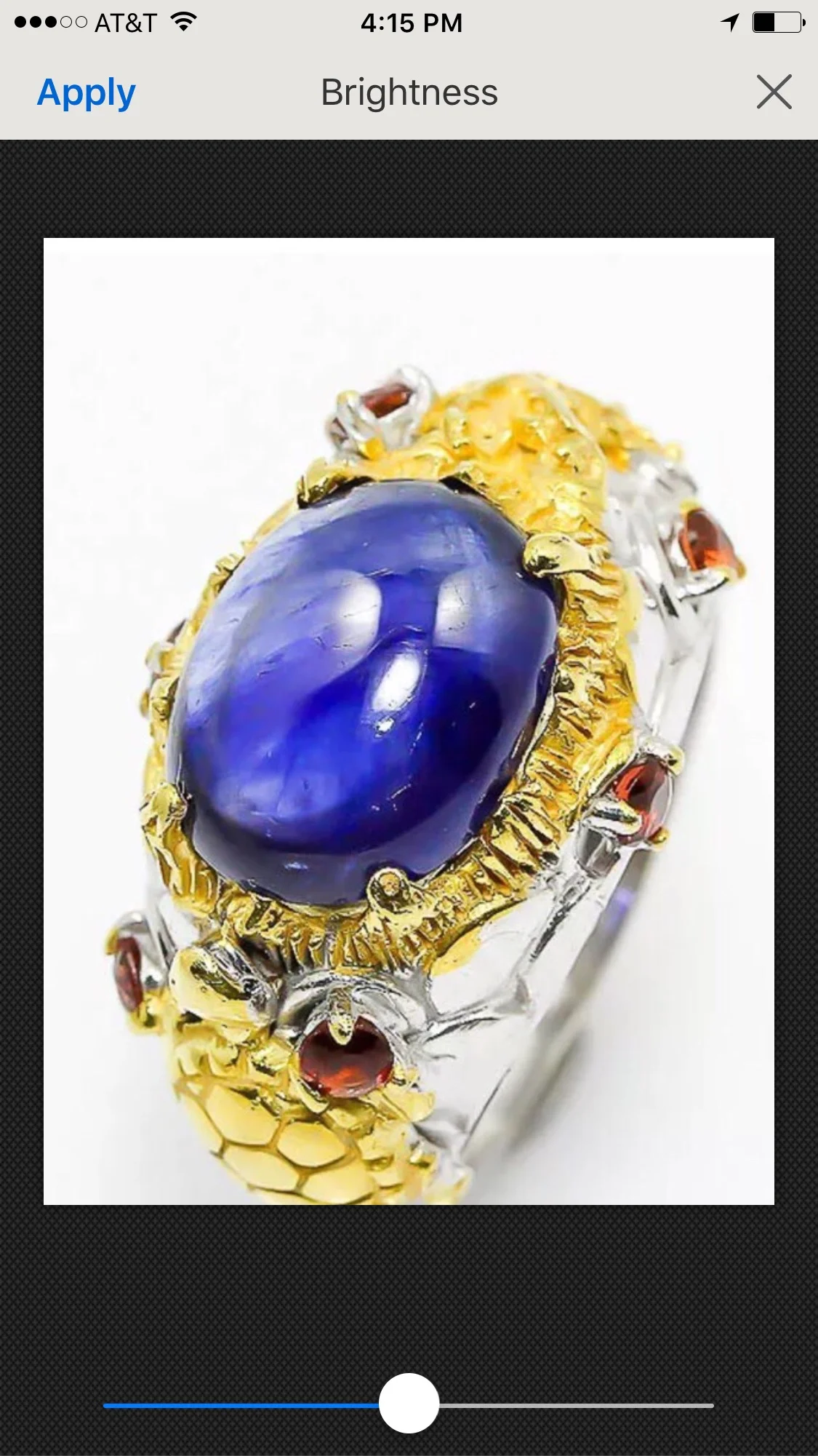 80225-R-GA-Alligator blue size 7.75