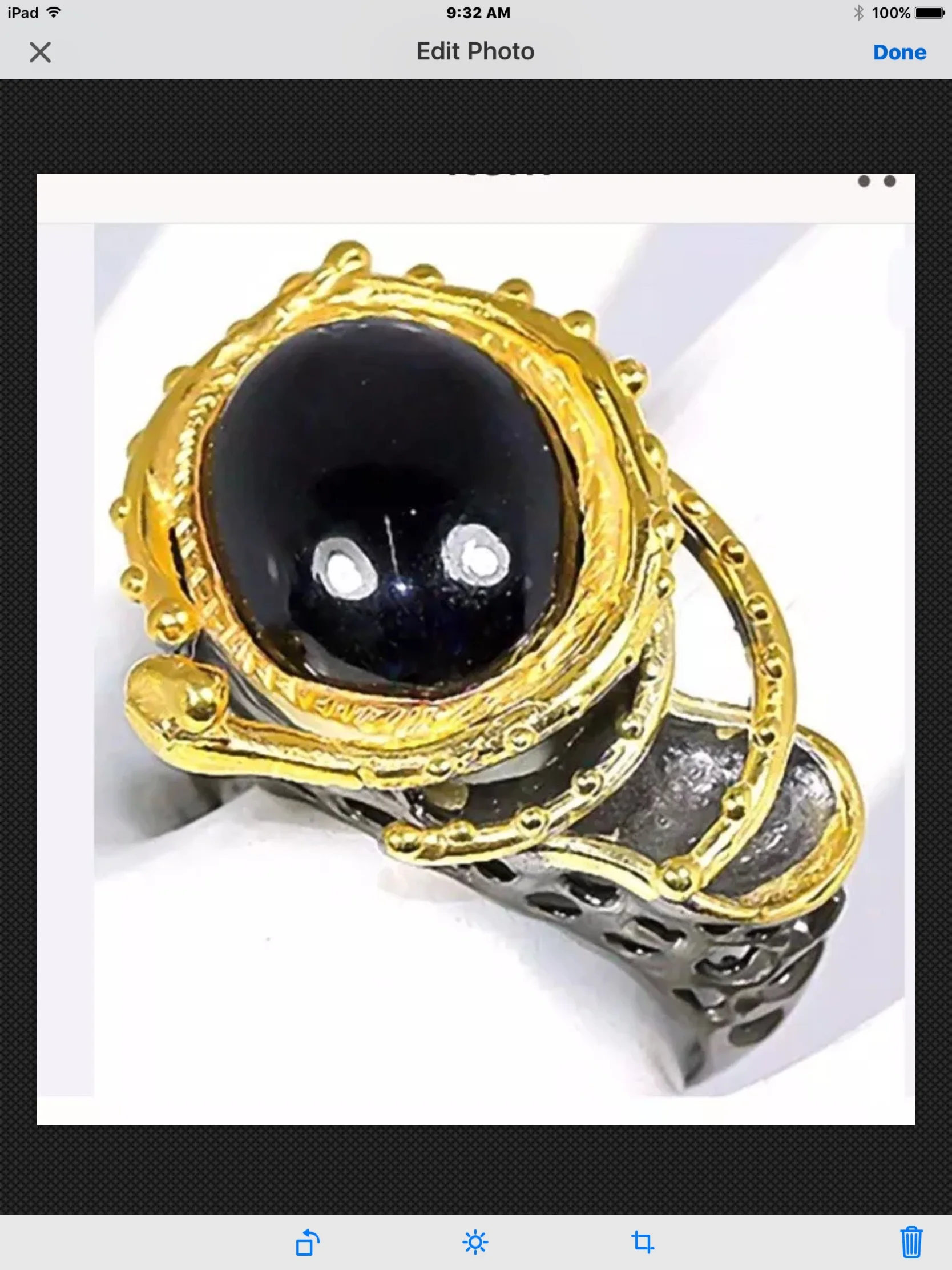 375758-R-GA-Big Eyed Swirls huge Blue Sapphire