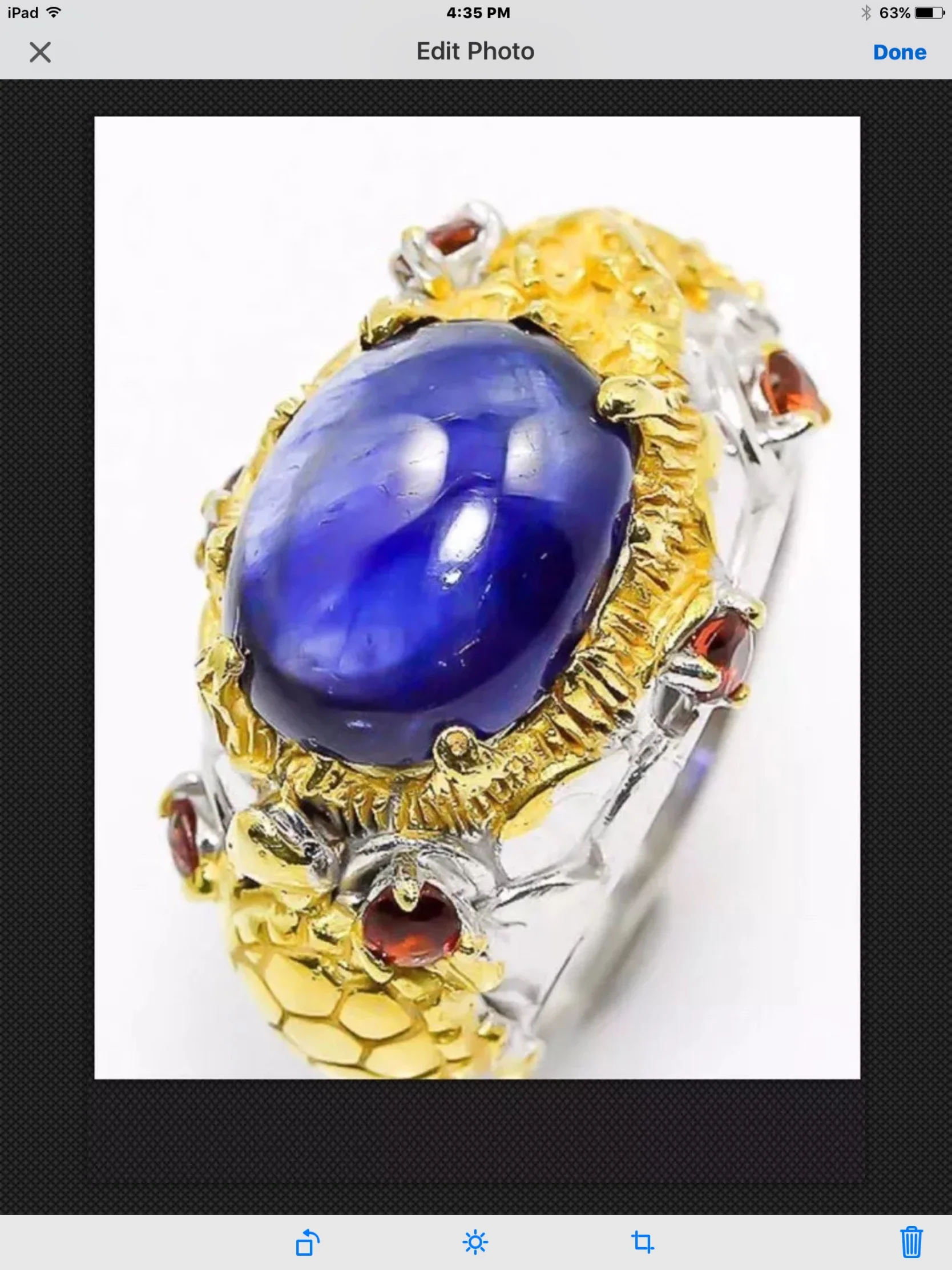 44678-GA-R-Amethysts and rubies Tiny turtle and star fish