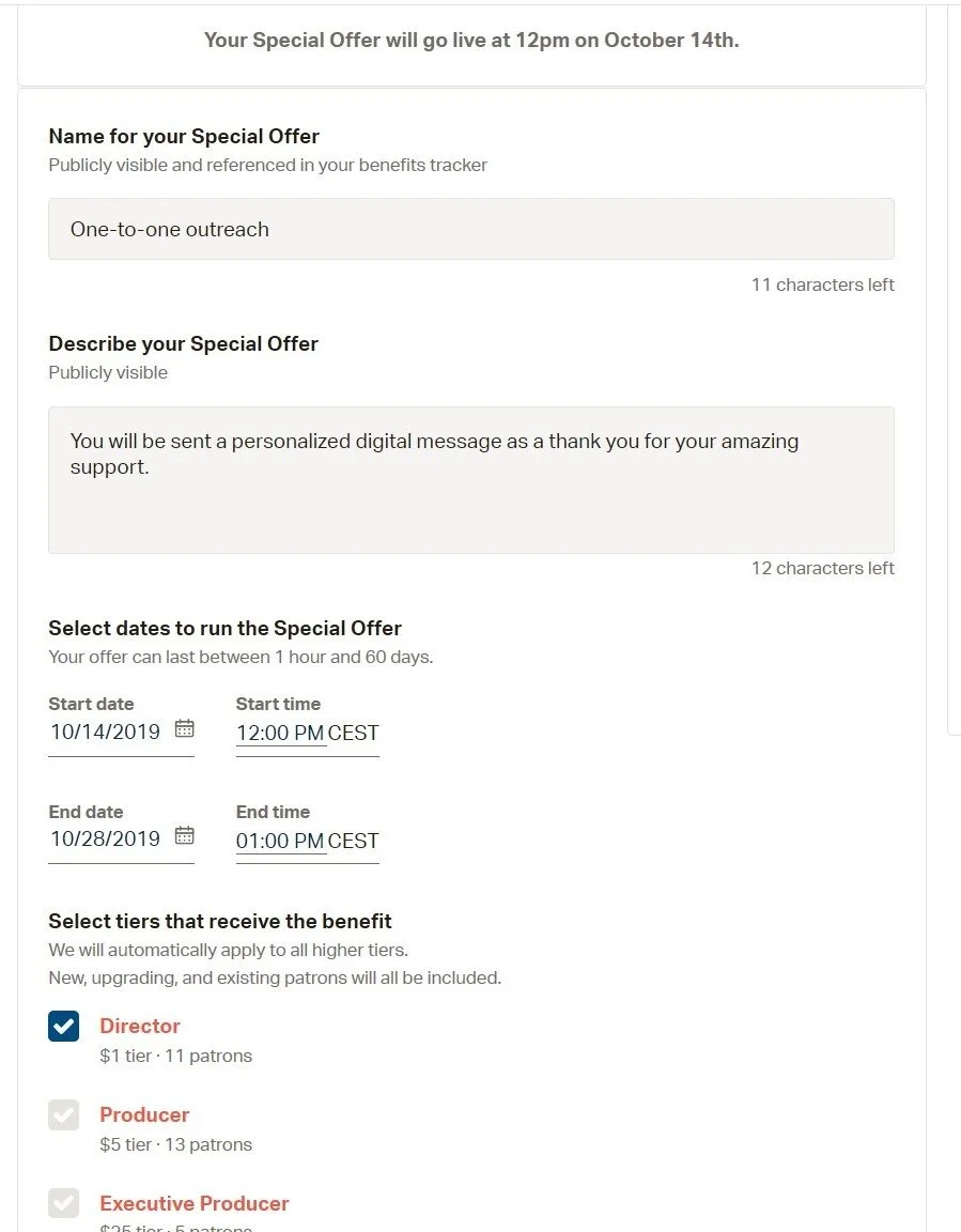 One on one offer patreon.jpg