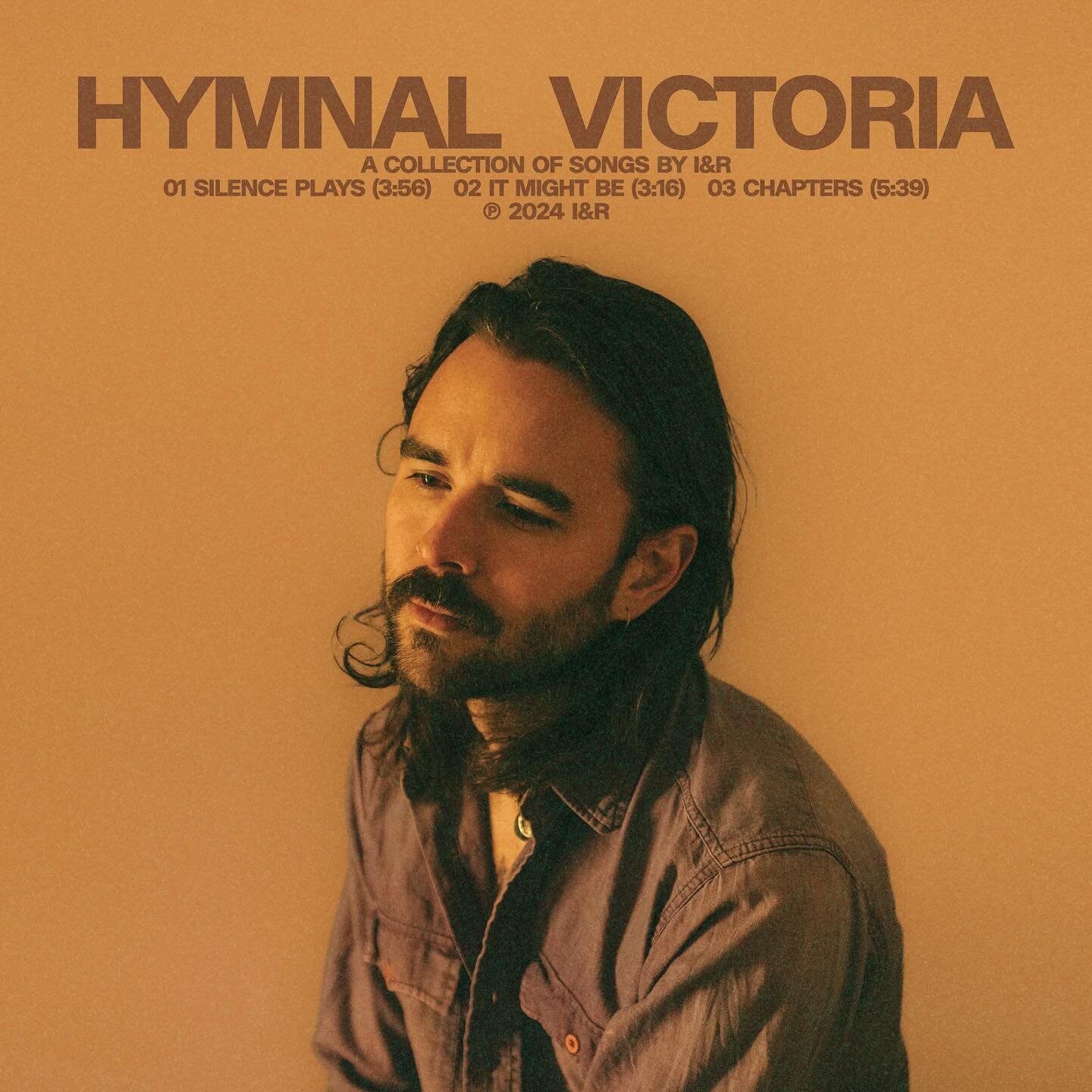 Hymnal Victoria, the third release by I&amp;R, is now available everywhere you listen to music. The intention with these songs was to depart from the isolation of my last record - the rhythms, voices, and expertise of those nearest and dearest to me 