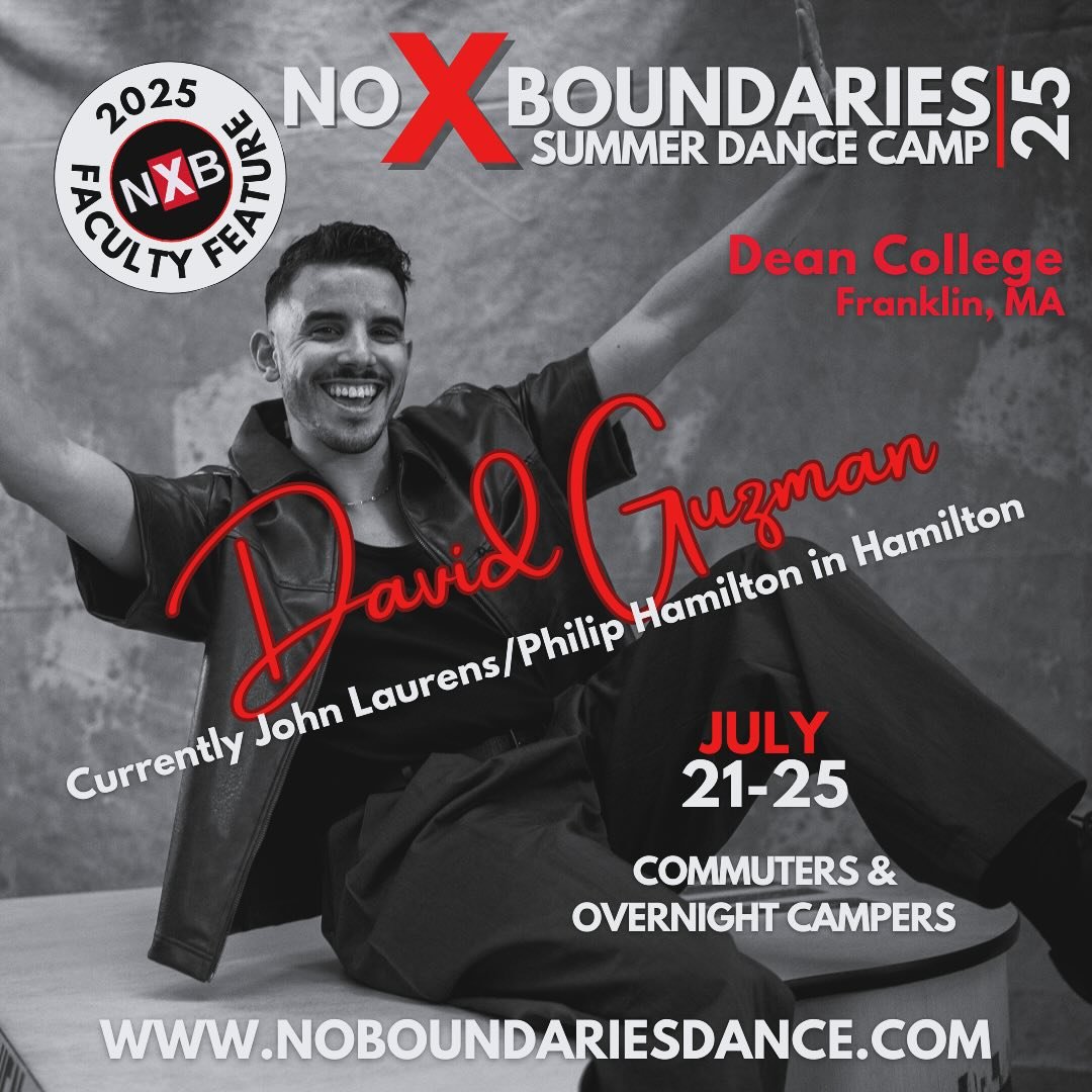 📢 NEW FACULTY ANNOUNCEMENT‼️
David Guzman is currently John Laurens/Philip Hamilton in Hamilton: An American Musical on Broadway. You can catch him in Steven Spielberg&rsquo;s West Side Story as one of the Sharks. He grew up dancing at The Gold Scho