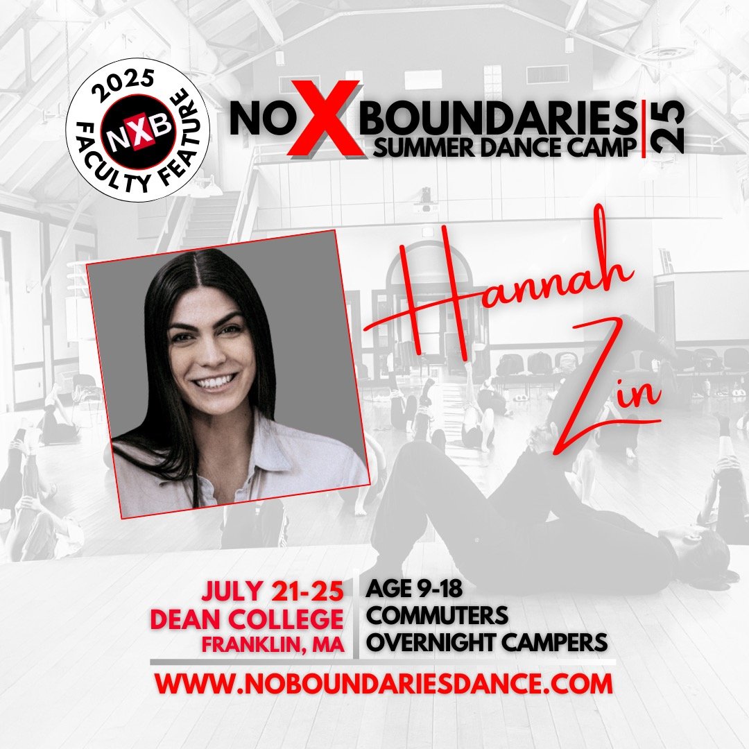 📢 NEW FACULTY ANNOUNCEMENT
Edited to &ldquo;Hannah Zin is a New York City based performer. She received her early training at the Pittsburgh Ballet Theatre School as well as many summer programs across the country including American Ballet Theatre, 