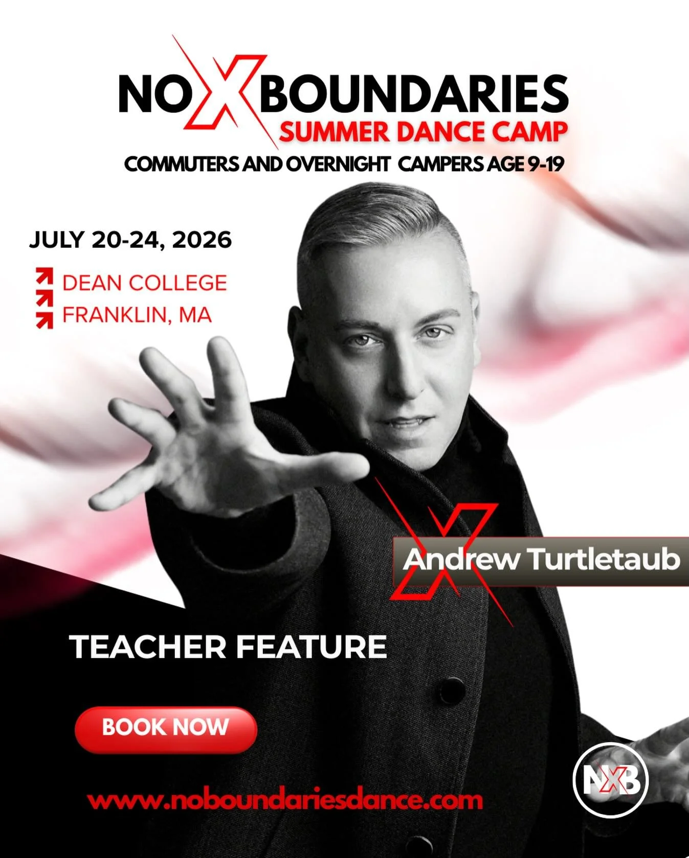 🔥 **NO BOUNDARIES FACULTY ALERT** 🔥
NYC choreographer **Andrew &ldquo;Turtle&rdquo; Turteltaub** is bringing NEXT-LEVEL industry experience to No Boundaries Summer Dance Camp 🐢💥

His work spans **Broadway, national tours, TV, film, and major comm