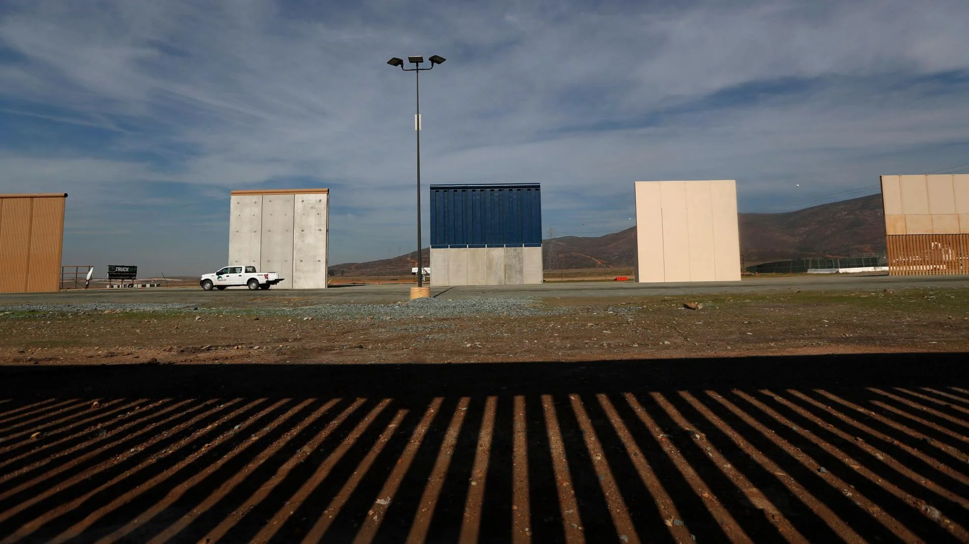 "They don't like concrete, so we'll give them steel," Trump told reporters, framing the change as a concession to Democrats. @USA Today