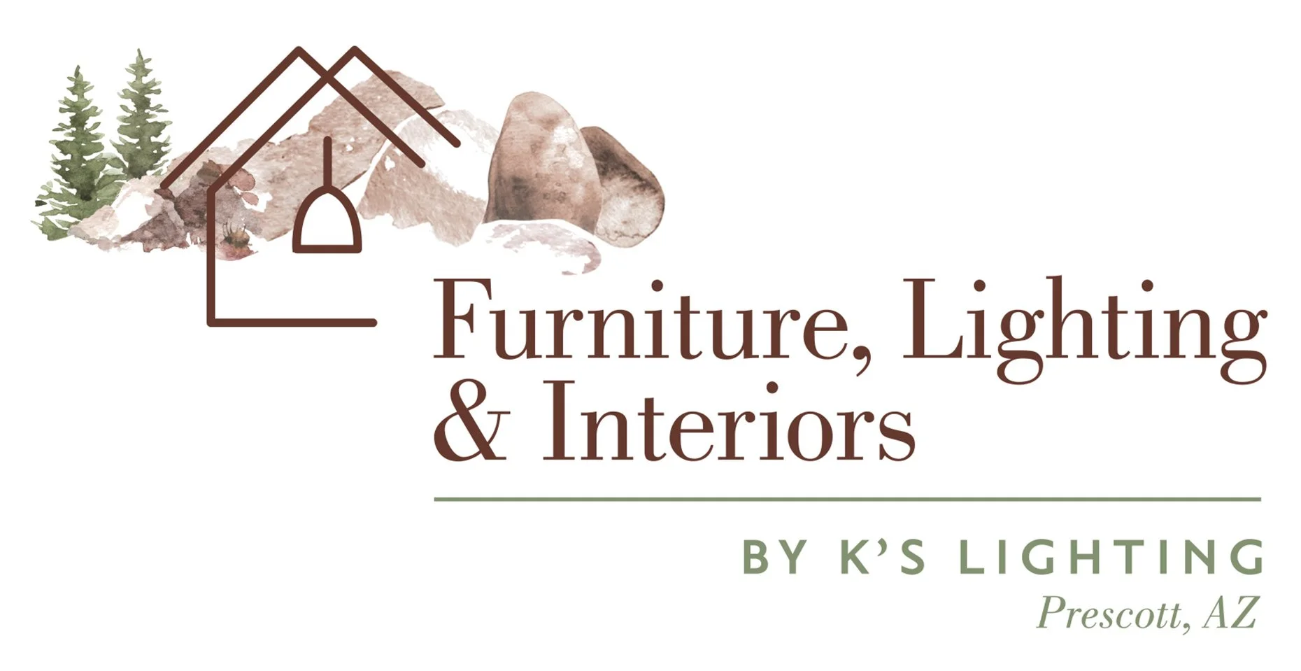  Identity for Prescott interiors and lighting partner store  