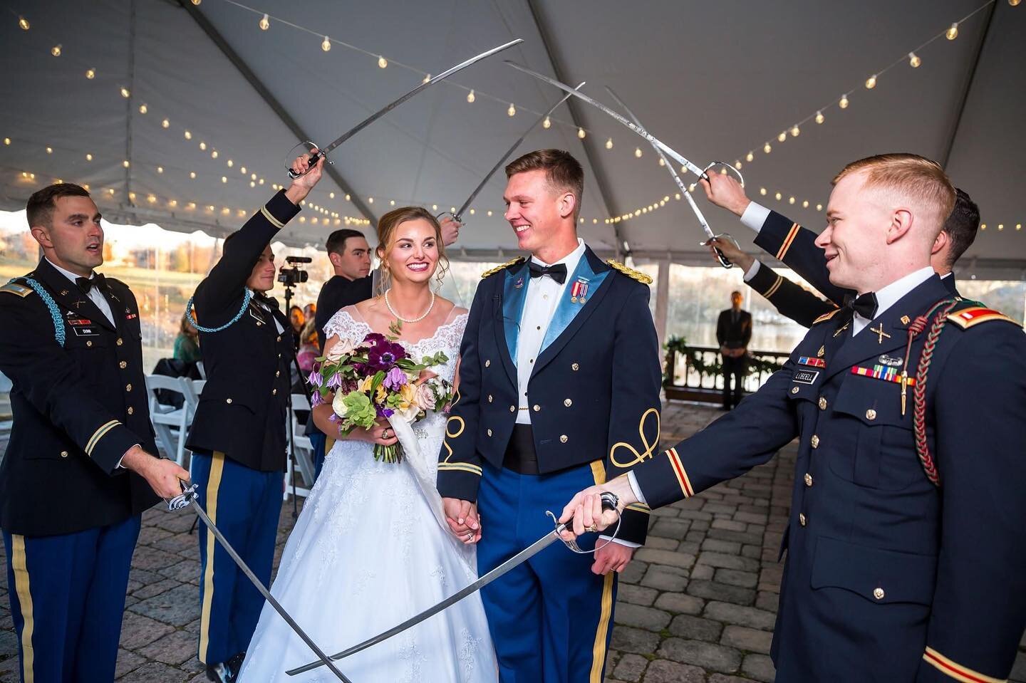 We&rsquo;d be honored to coordinate your military wedding! ⚔️