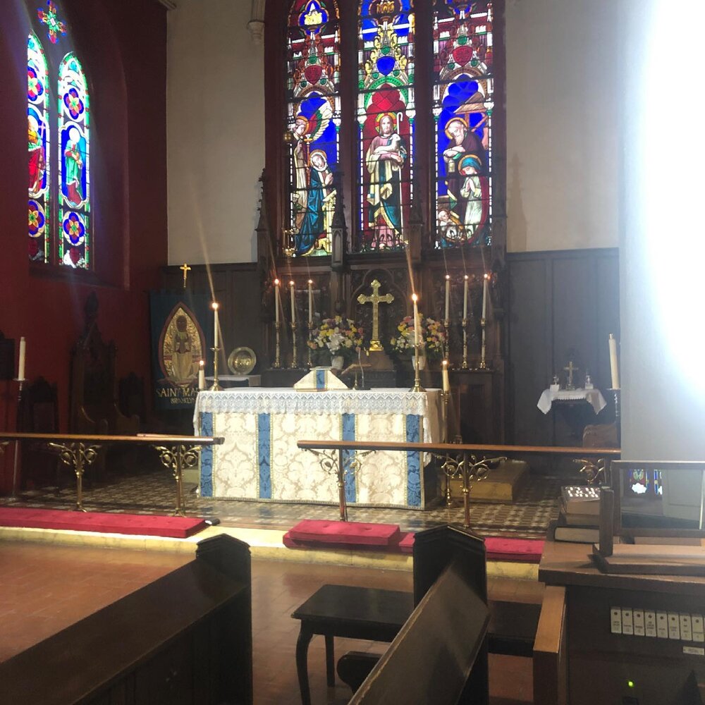 Very excited to be playing my first church service (and first music job) in New York today. Substituting at this beautiful church in Brooklyn. Thanks to Nick Guerrero for hiring me!