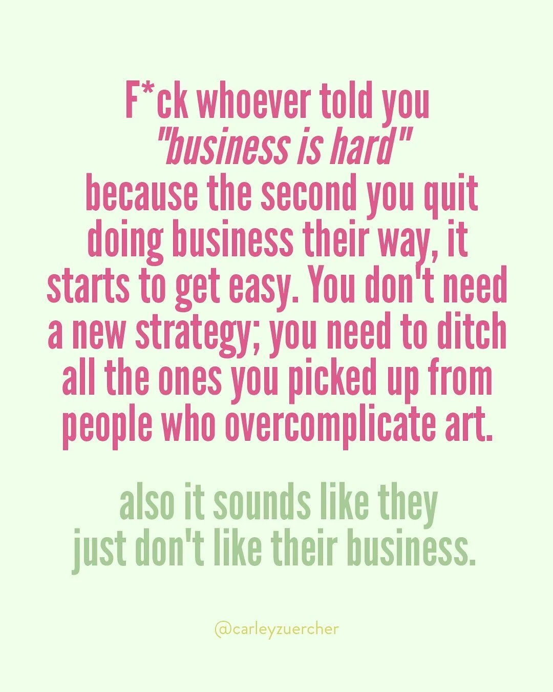 F*ck em Friday 😝 In all seriousness, this is your reminder to do WHATEVER you want.

If something tells you something and it makes you shrink...
If you read these and thought, &ldquo;but I like xyz&rdquo;...
If you have that unexplainable pull to ma