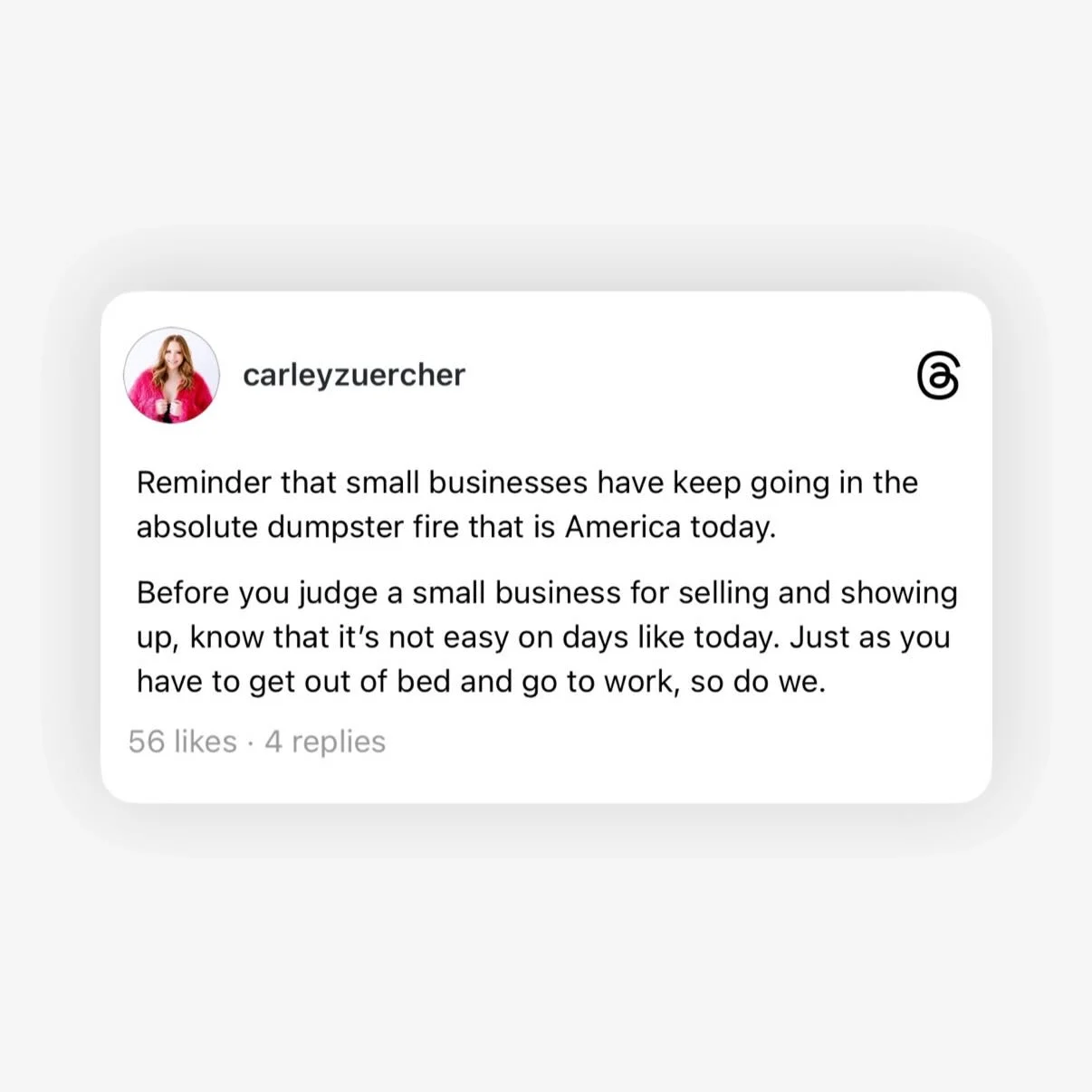 It&rsquo;s a weird time to own a business, isn&rsquo;t it? 

The question &ldquo;how are we doing this with the state of the world 🫣&rdquo; landed in my inbox yesterday, and I&rsquo;m sharing the unedited, imperfect answer on the Tipsy Business Podc