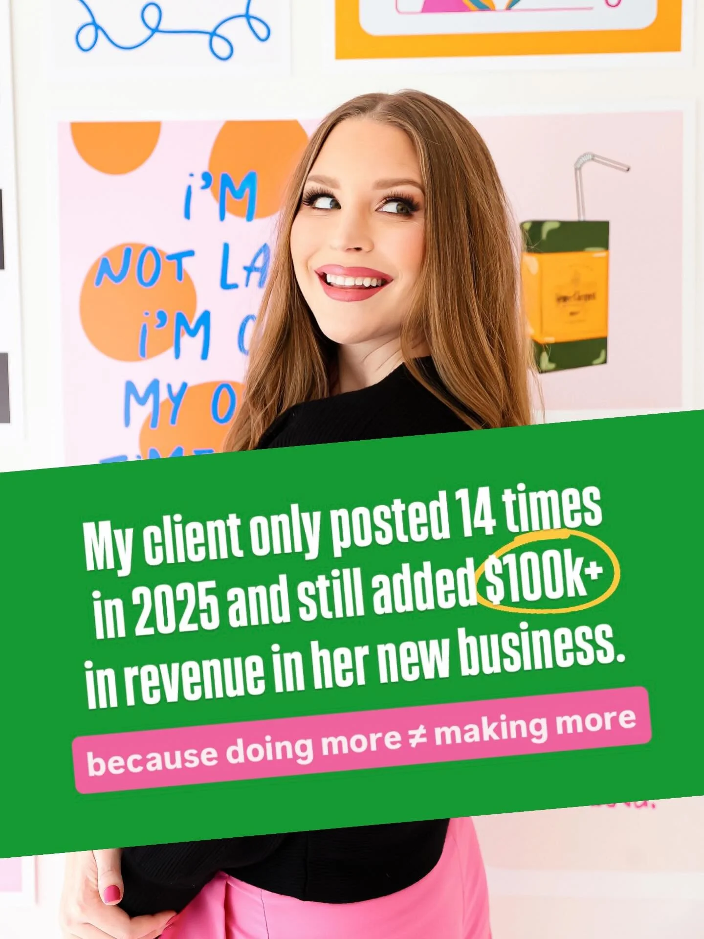 What she didn&rsquo;t do? Make herself a villain for not posting more or for not &ldquo;being consistent.&rdquo; 

What she did do? We break down in depth in a podcast episode together! Comment &ldquo;100k&rdquo; for the link.