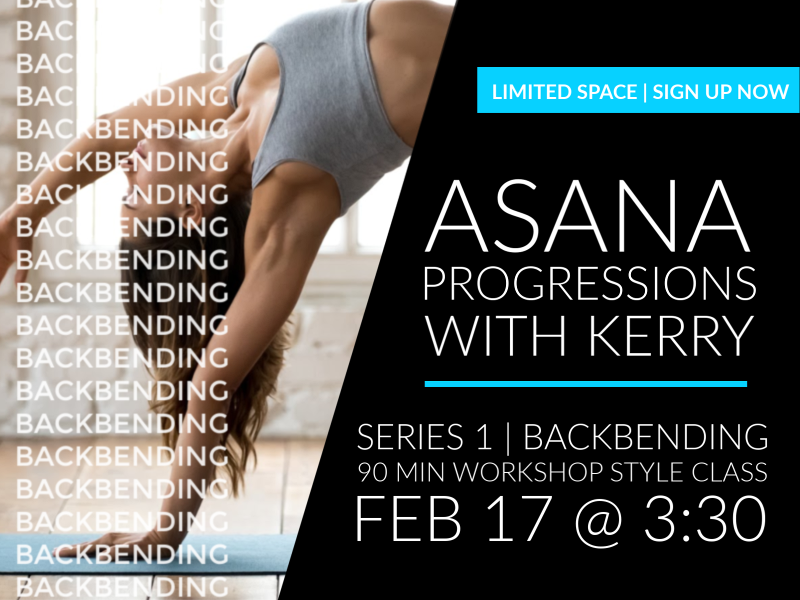 Asana Progressions (Backbending) - with Kerry Cwikla