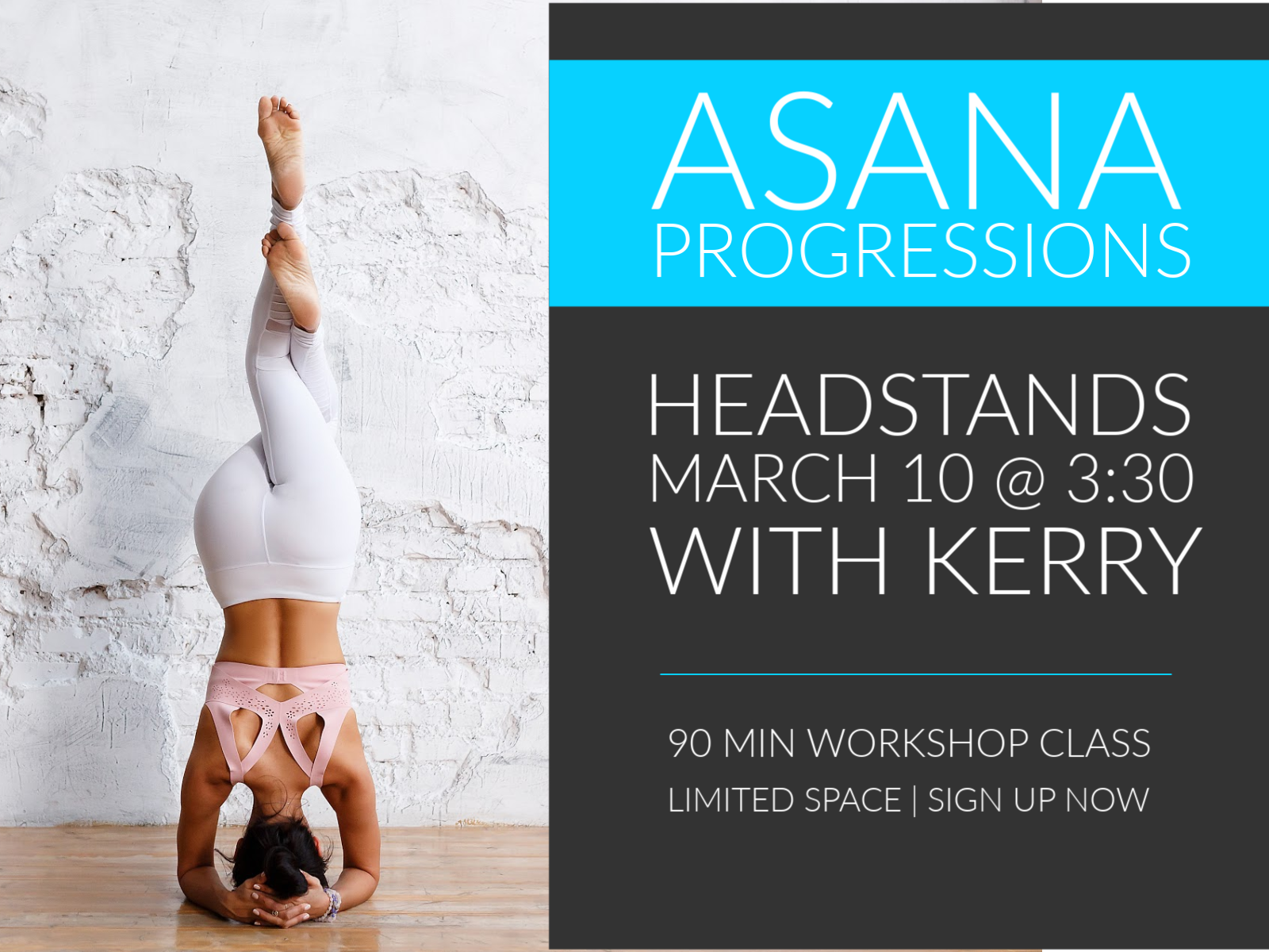 Asana Progressions (Headstands) - with Kerry Cwikla