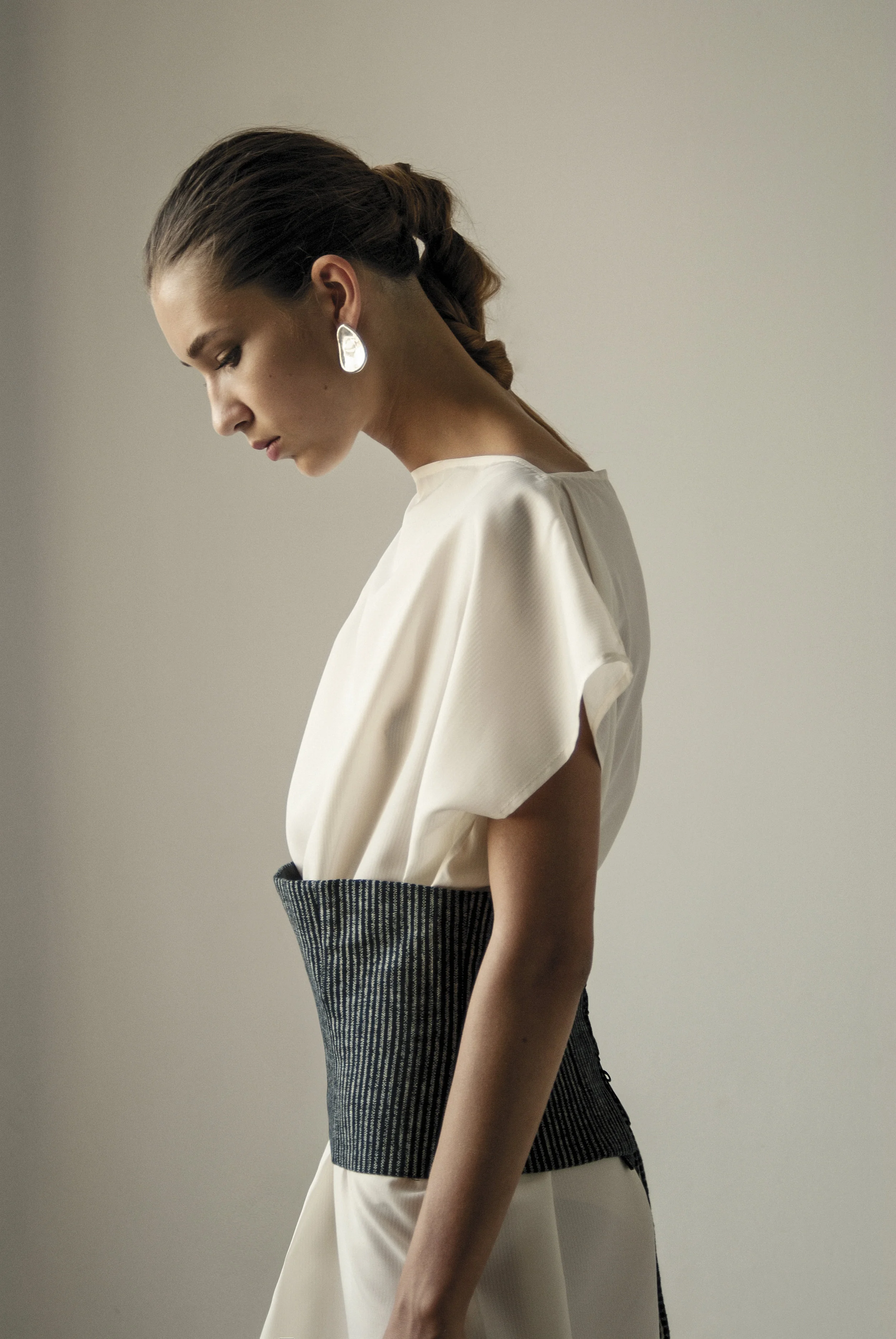 “Stripped” Wide Belt Corset Cordelia – Danielle Frankel main image 4