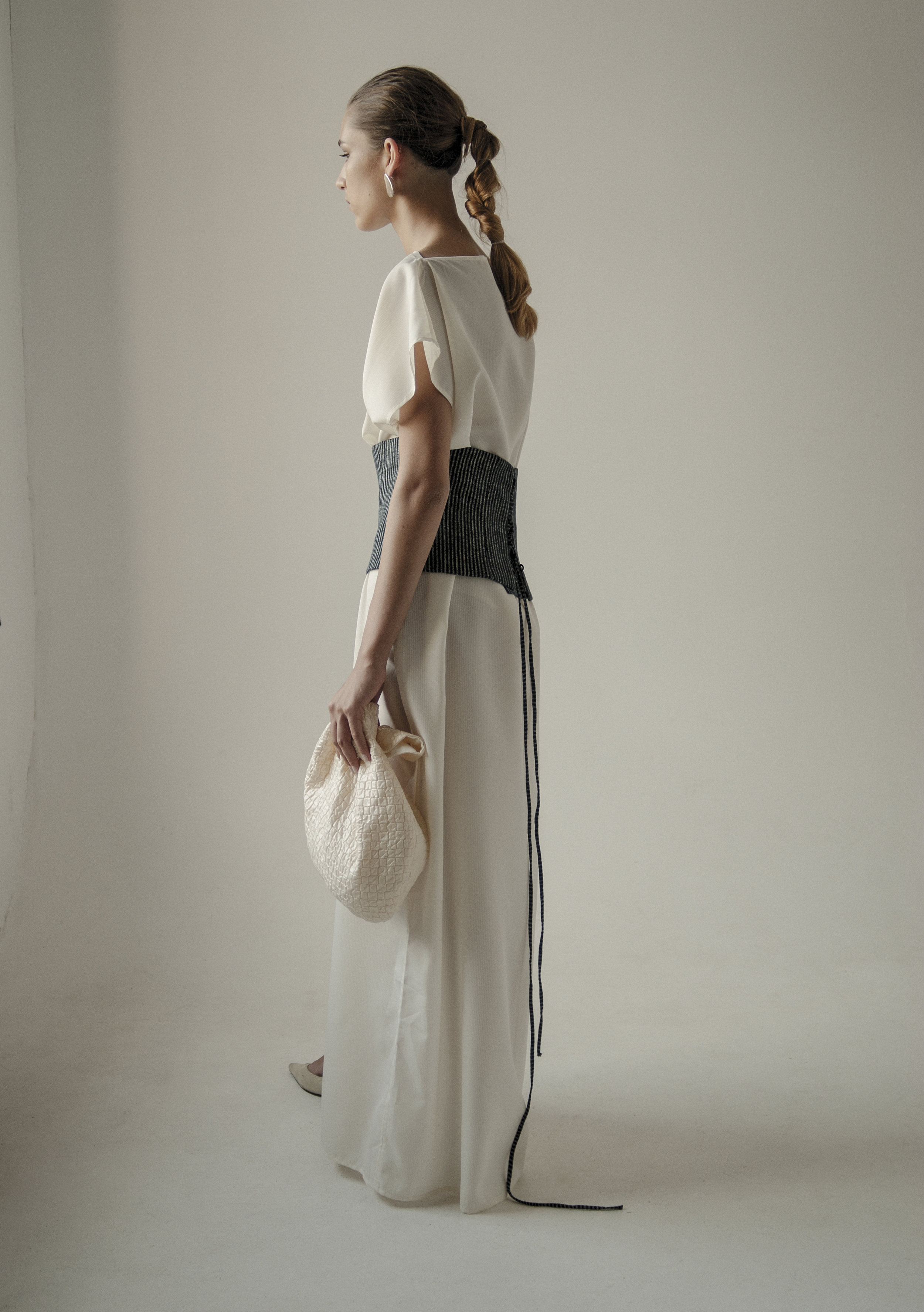 “Stripped” Wide Belt Corset Cordelia – Danielle Frankel main image 2