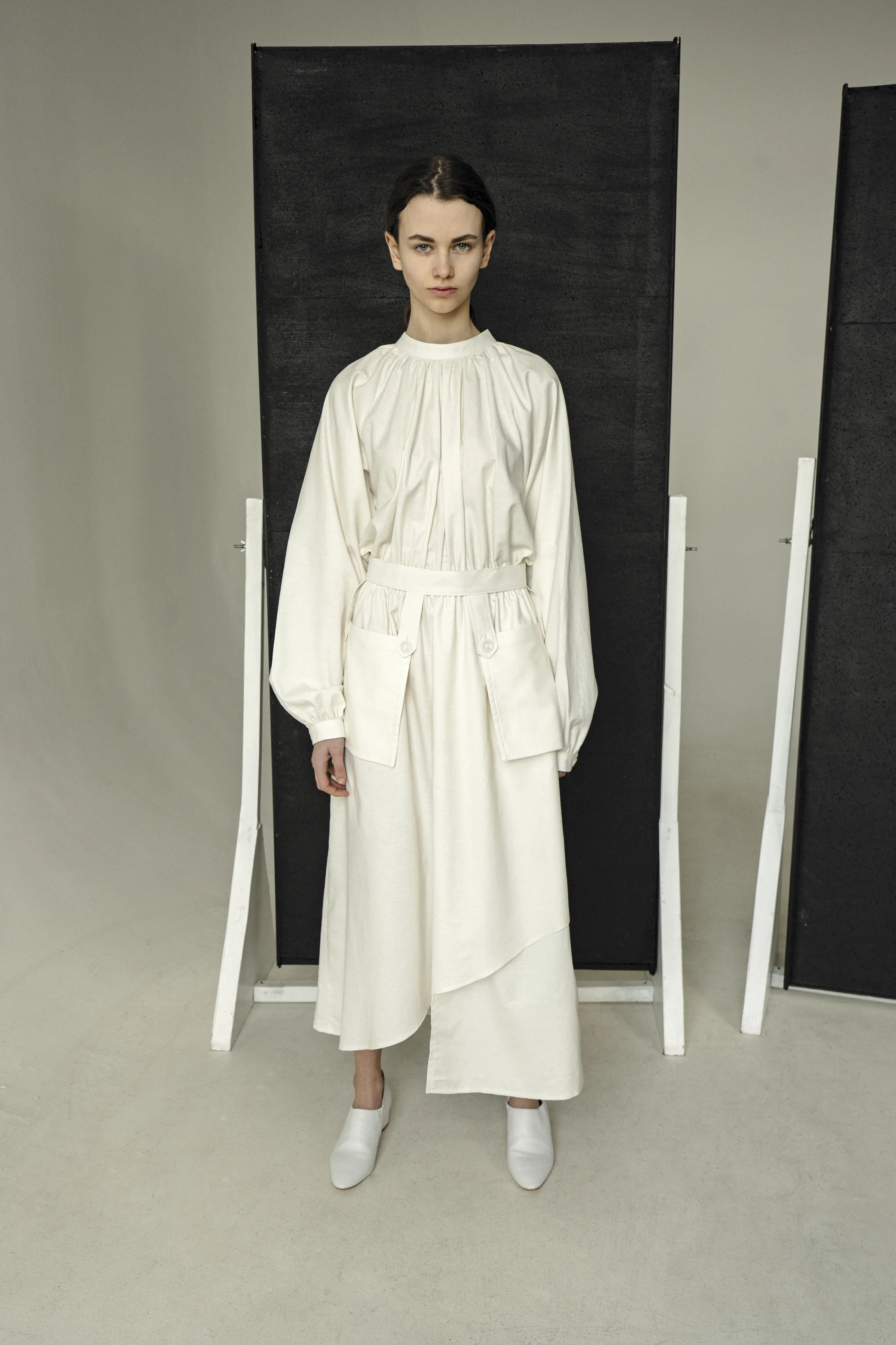 white christmas dresses Seventies Cream Peasant Dress – Community Thrift and Vintage