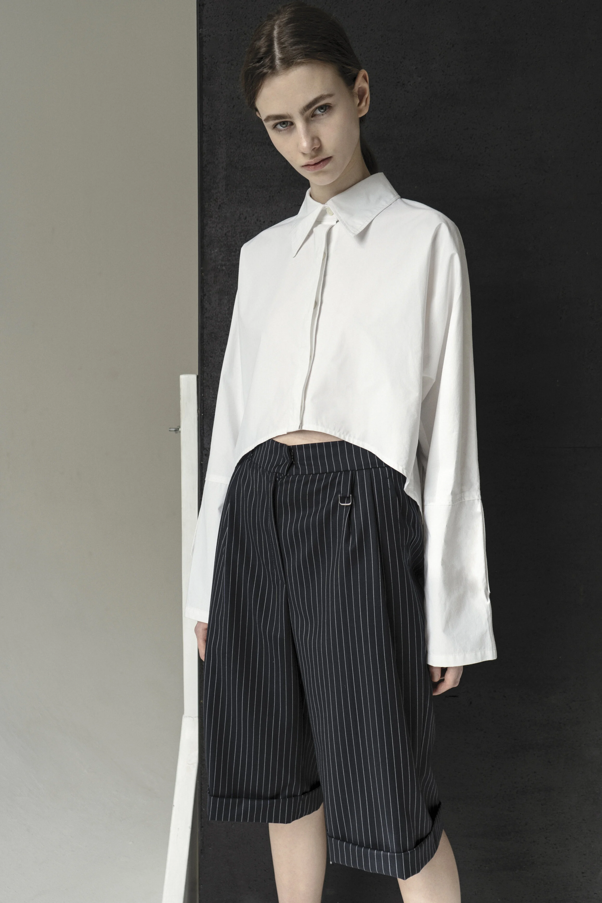 WHITE HALF MOON SHIRT