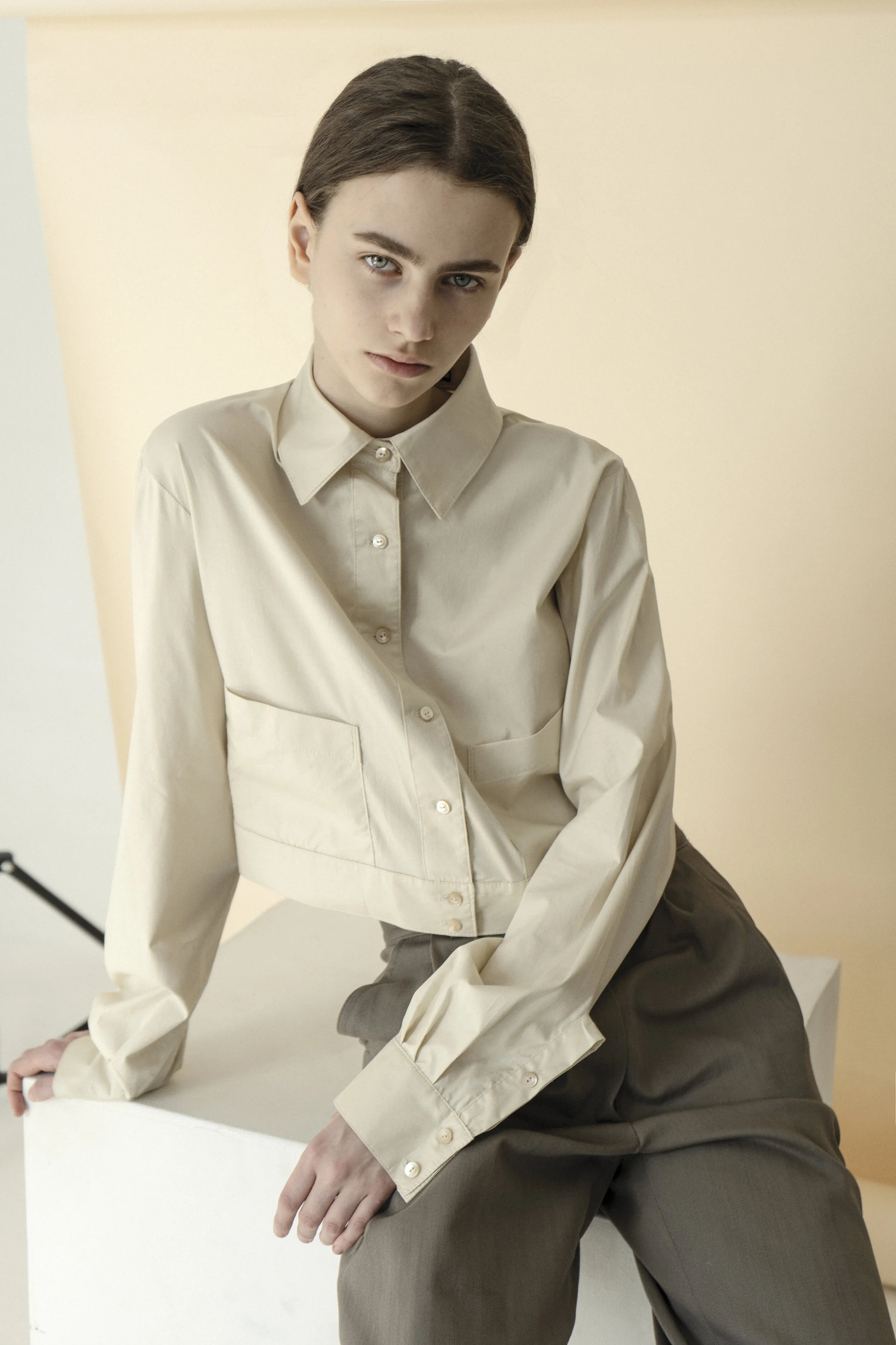 SAND BIG CUFF SHIRT