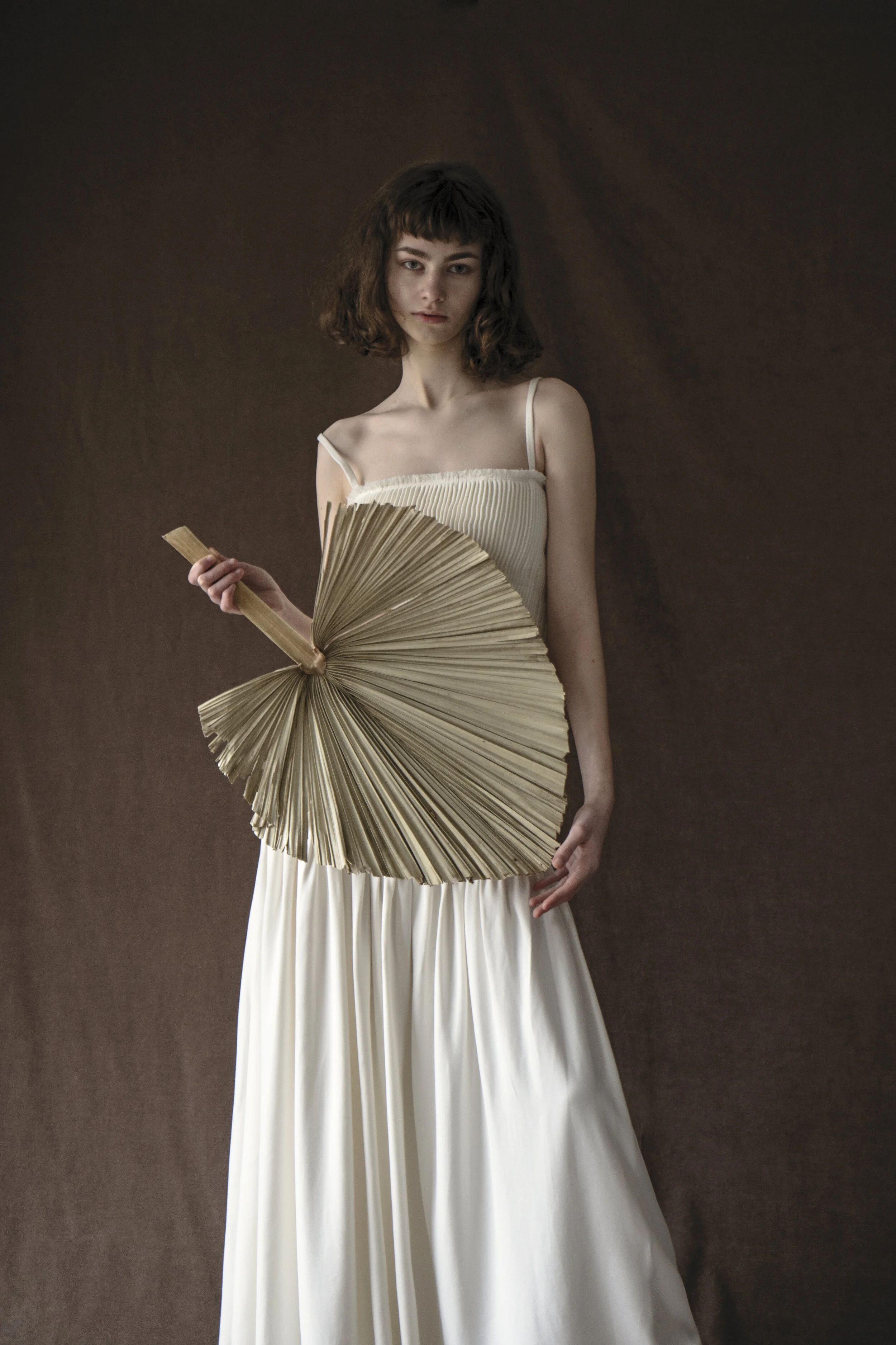 NOBODY WIFE CREAM LONG DRESS K M by L A N G E NOBODY WIFE CREAM LONG DRESS K M by L A N G E