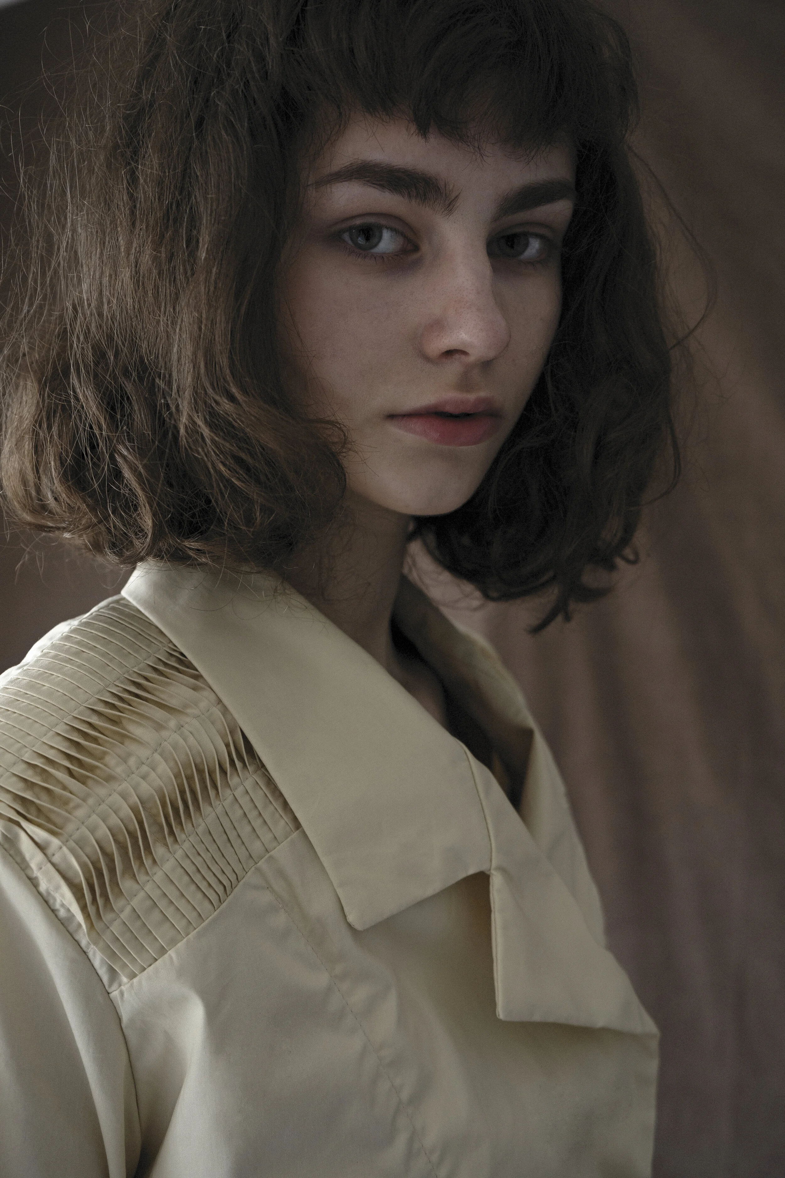 CREAM PAST PERFECT COTTON SUIT