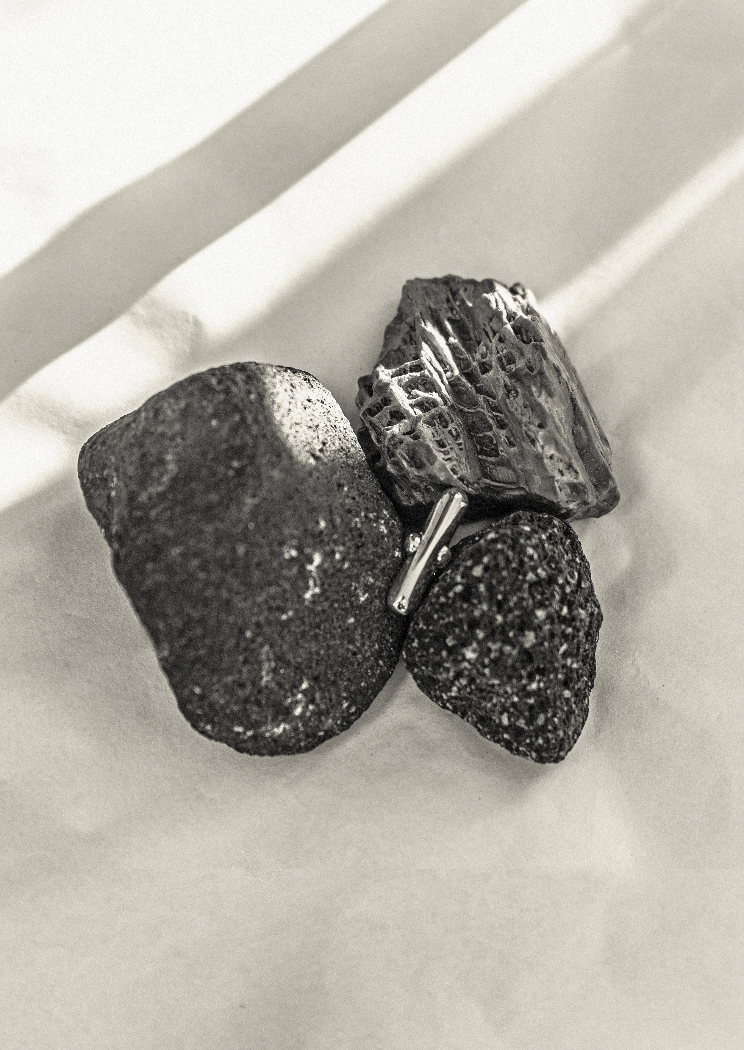 SILVER STICKS UNISEX CUFFLINKS