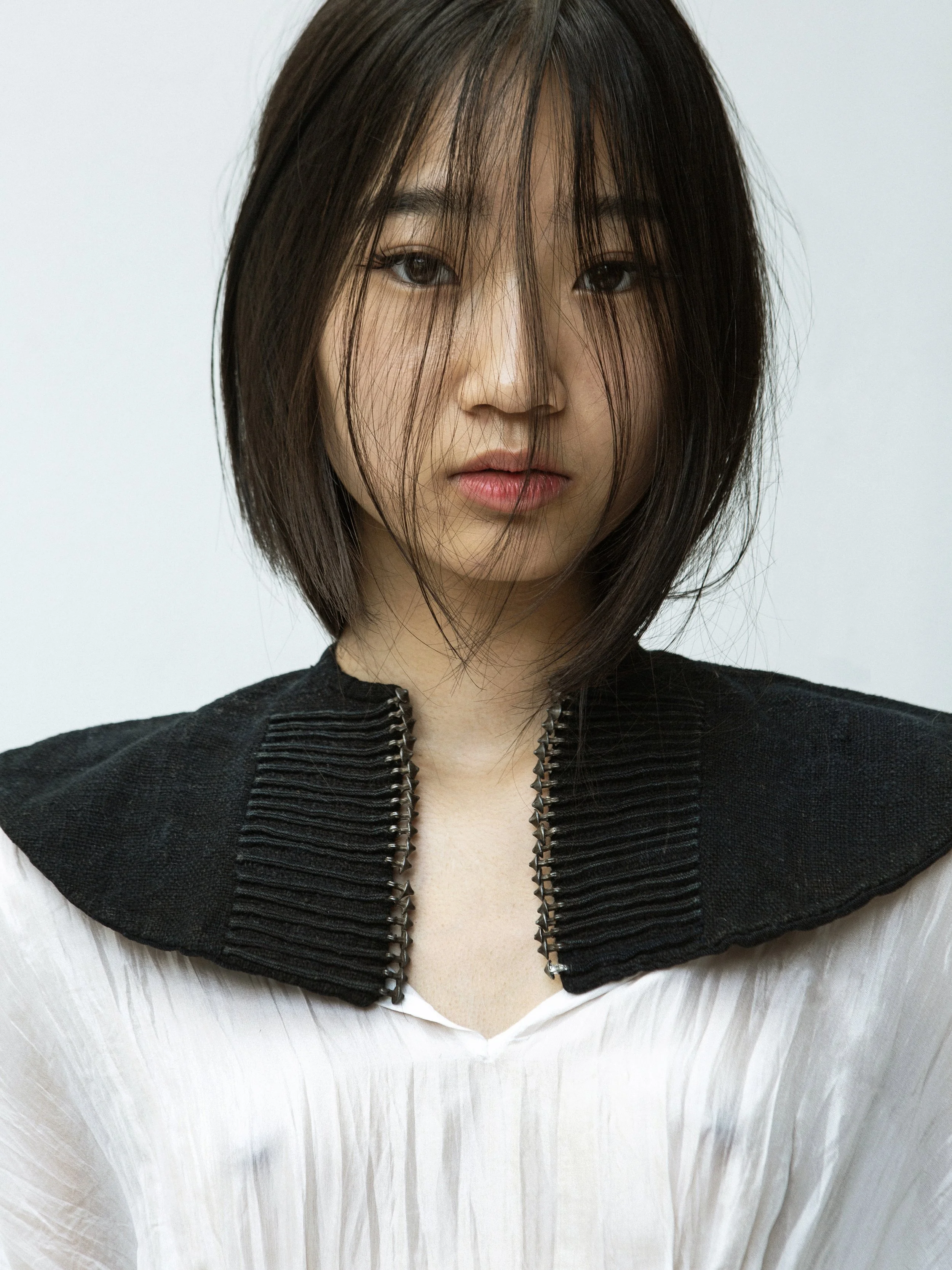 BLACK VIETNAMESE HMONG VINTAGE COLLAR