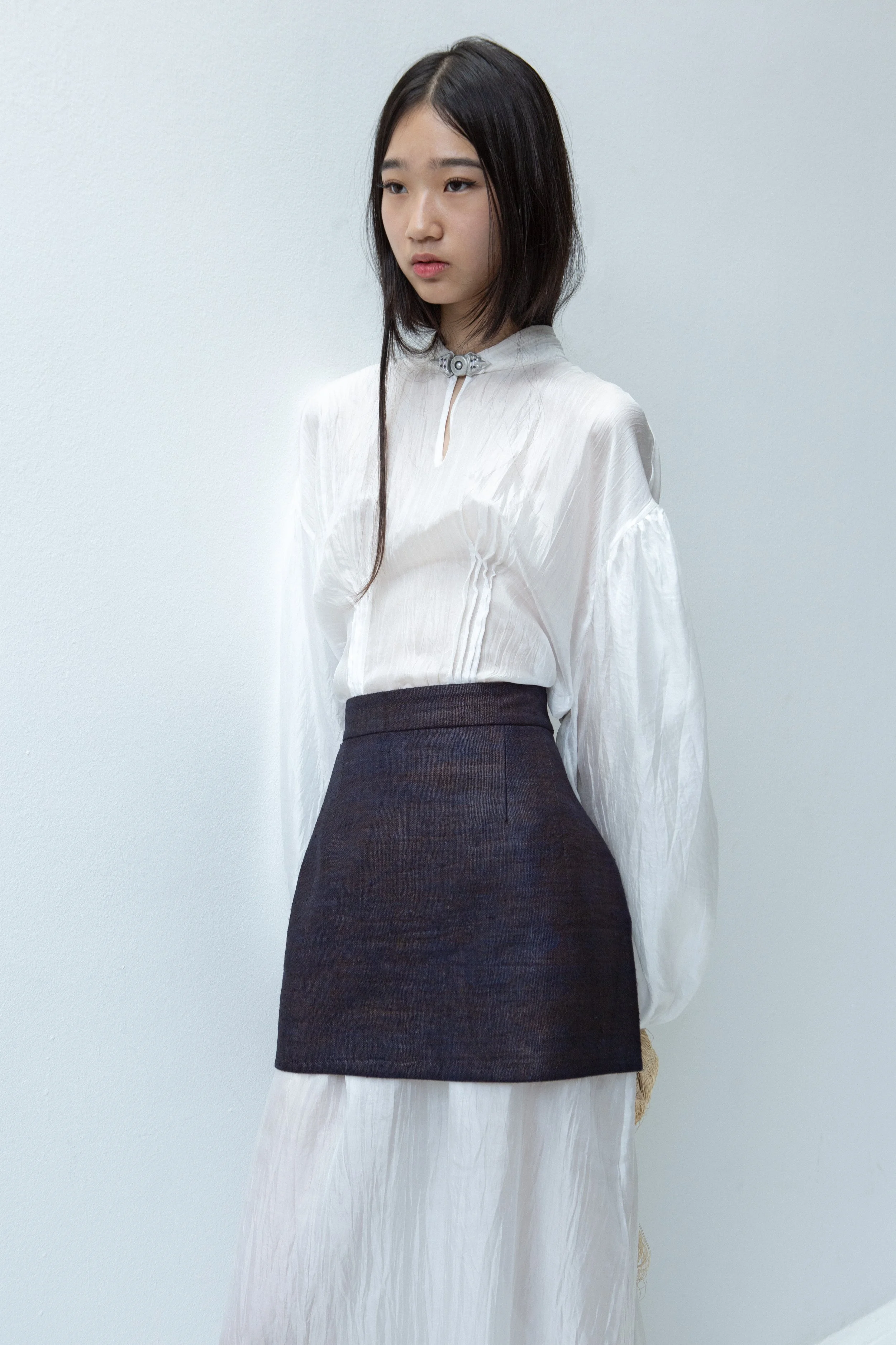 INDIGO DYED HEMP BELT CORSET